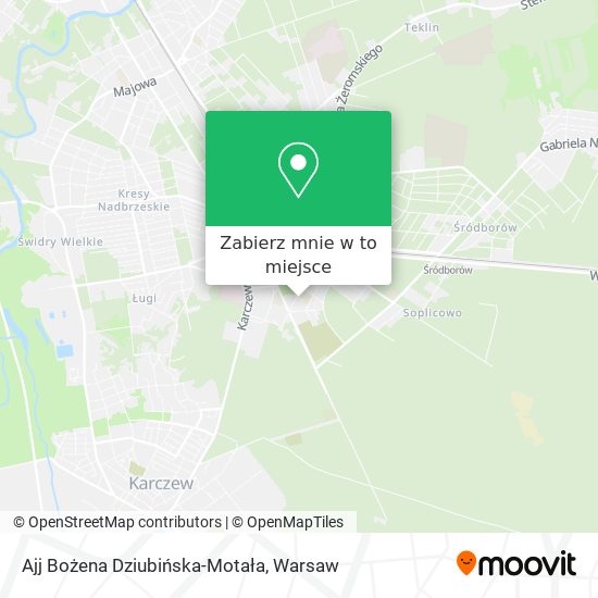 Mapa Ajj Bożena Dziubińska-Motała