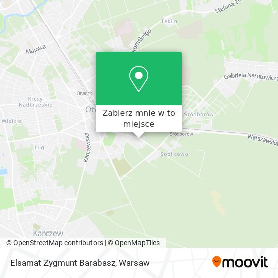 Mapa Elsamat Zygmunt Barabasz