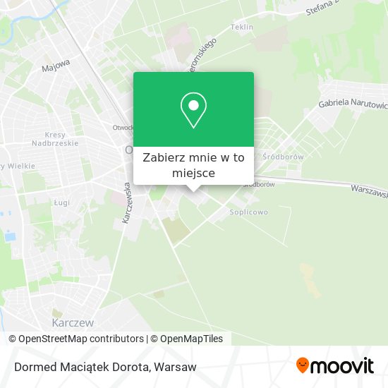 Mapa Dormed Maciątek Dorota