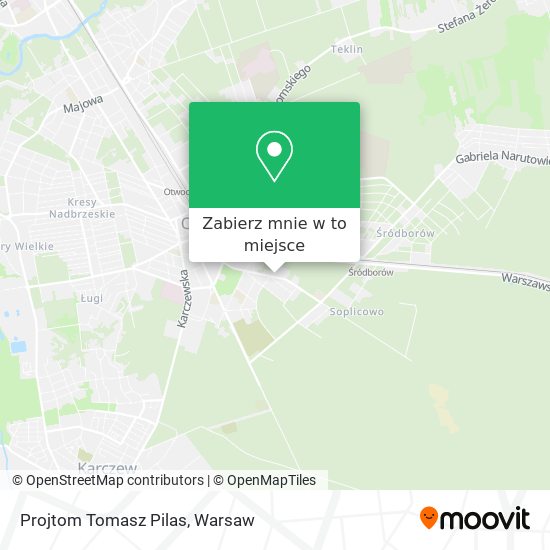 Mapa Projtom Tomasz Pilas