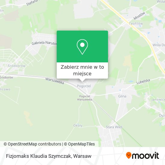 Mapa Fizjomaks Klaudia Szymczak