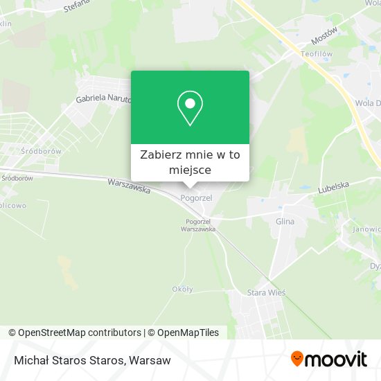 Mapa Michał Staros Staros