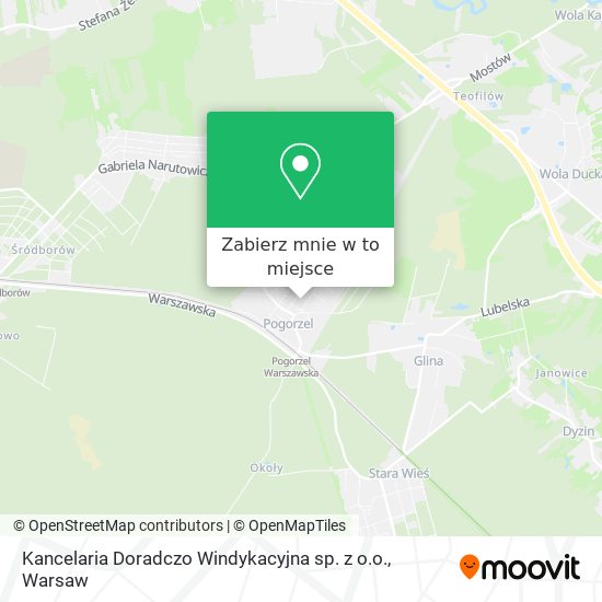 Mapa Kancelaria Doradczo Windykacyjna sp. z o.o.