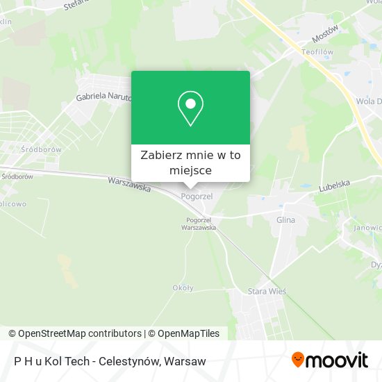 Mapa P H u Kol Tech - Celestynów