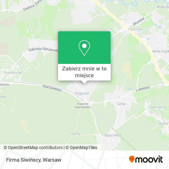 Mapa Firma Siwińscy