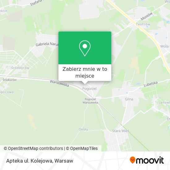 Mapa Apteka ul. Kolejowa