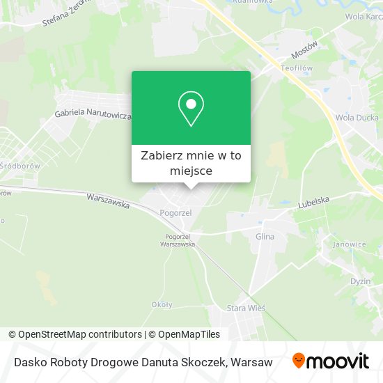 Mapa Dasko Roboty Drogowe Danuta Skoczek