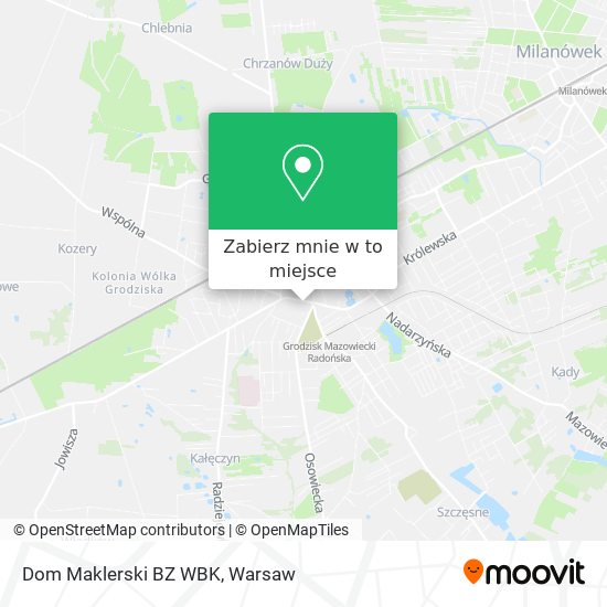 Mapa Dom Maklerski BZ WBK