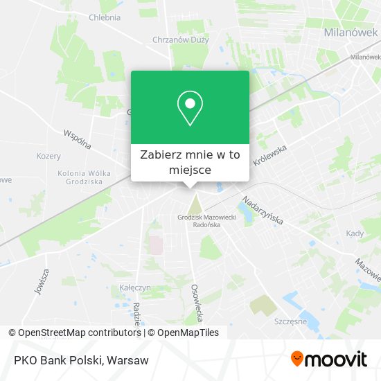 Mapa PKO Bank Polski