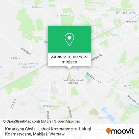 Mapa Katarzyna Chyła. Usługi Kosmetyczne. Usługi Kosmetyczne, Makijaż