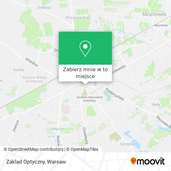 Mapa Zaklad Optyczny