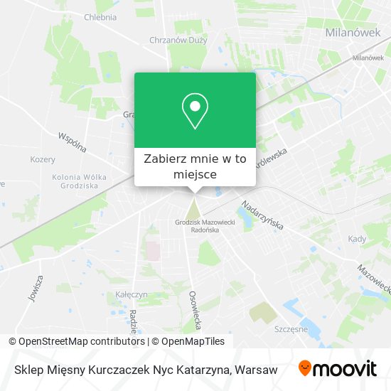 Mapa Sklep Mięsny Kurczaczek Nyc Katarzyna