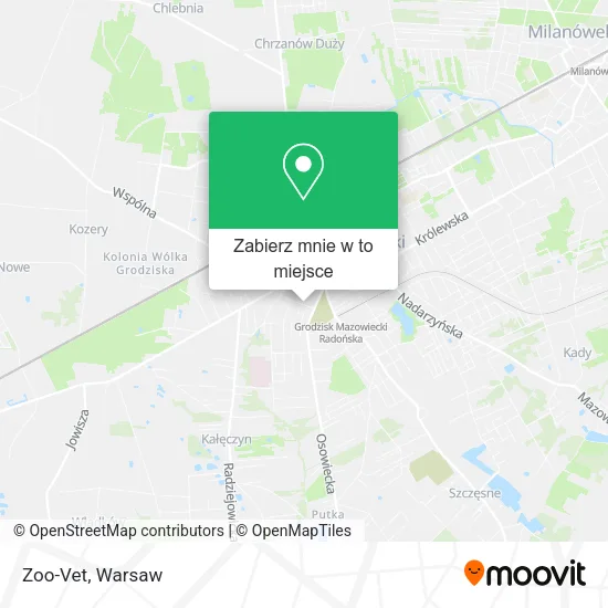 Mapa Zoo-Vet