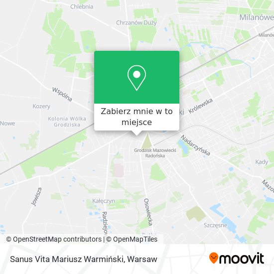 Mapa Sanus Vita Mariusz Warmiński