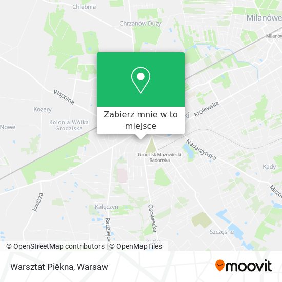 Mapa Warsztat Piêkna