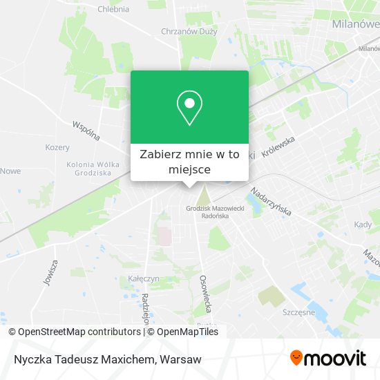 Mapa Nyczka Tadeusz Maxichem