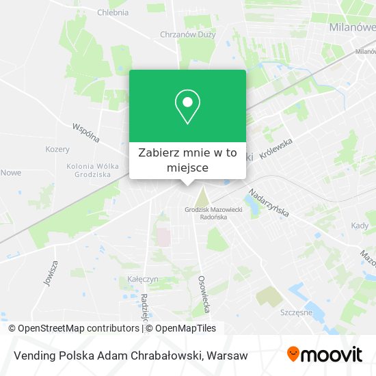 Mapa Vending Polska Adam Chrabałowski