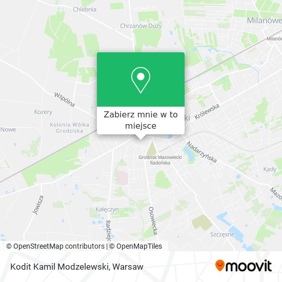 Mapa Kodit Kamil Modzelewski