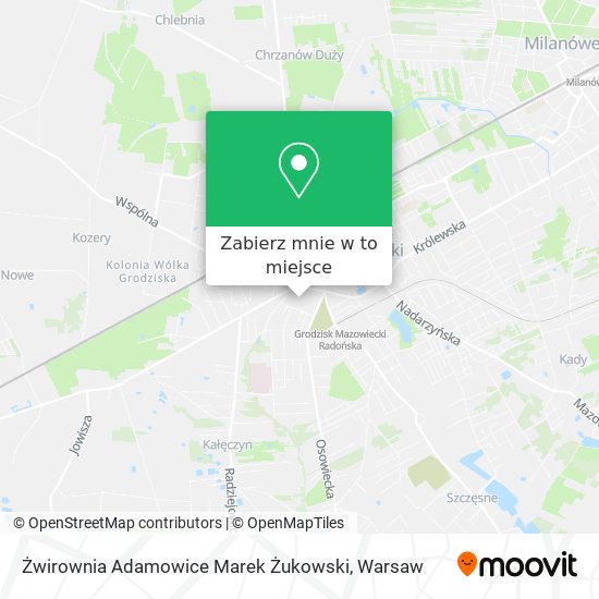 Mapa Żwirownia Adamowice Marek Żukowski