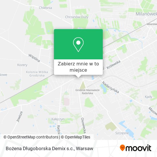 Mapa Bożena Długoborska Demix s.c.