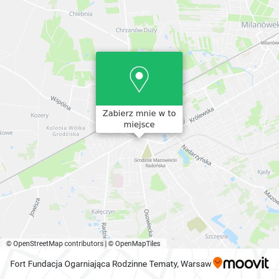 Mapa Fort Fundacja Ogarniająca Rodzinne Tematy