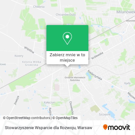 Mapa Stowarzyszenie Wsparcie dla Rozwoju