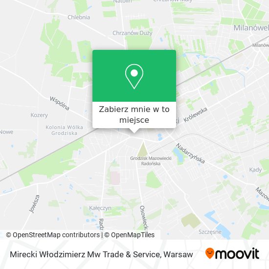 Mapa Mirecki Włodzimierz Mw Trade & Service