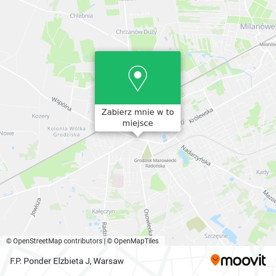 Mapa F.P. Ponder Elzbieta J