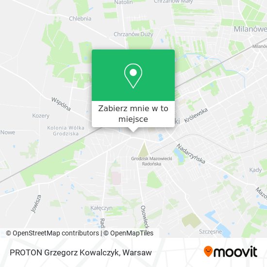 Mapa PROTON Grzegorz Kowalczyk