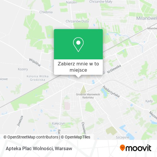 Mapa Apteka Plac Wolności