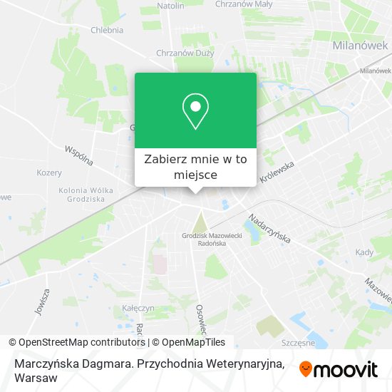 Mapa Marczyńska Dagmara. Przychodnia Weterynaryjna