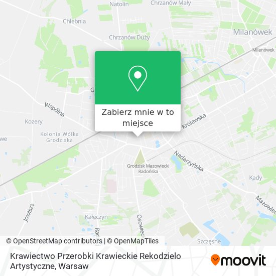 Mapa Krawiectwo Przerobki Krawieckie Rekodzielo Artystyczne