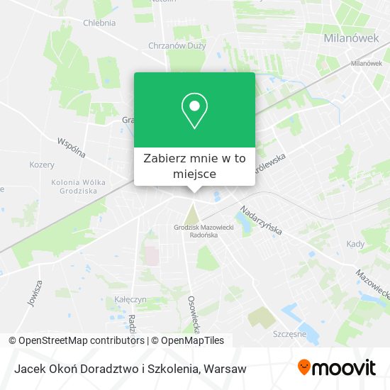 Mapa Jacek Okoń Doradztwo i Szkolenia