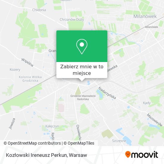 Mapa Kozłowski Ireneusz Perkun