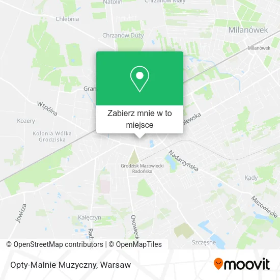 Mapa Opty-Malnie Muzyczny