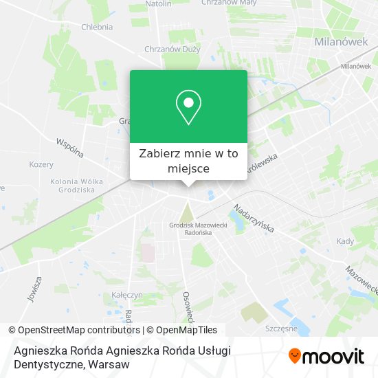 Mapa Agnieszka Rońda Agnieszka Rońda Usługi Dentystyczne