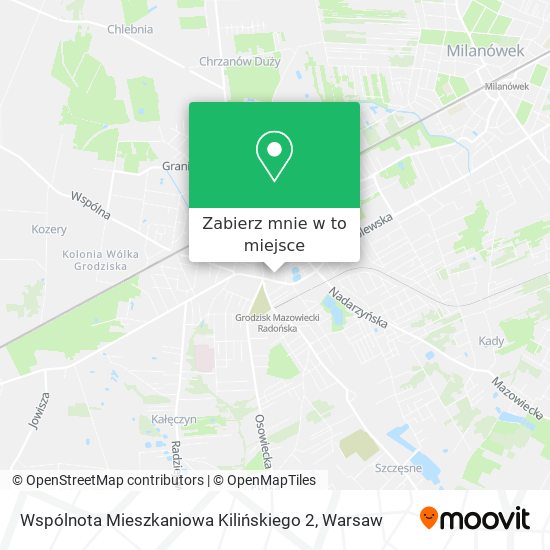 Mapa Wspólnota Mieszkaniowa Kilińskiego 2