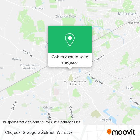 Mapa Chojecki Grzegorz Żelmet