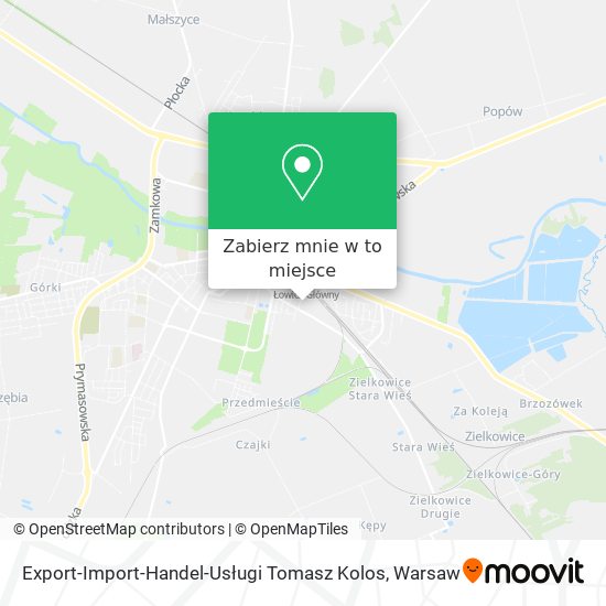 Mapa Export-Import-Handel-Usługi Tomasz Kolos