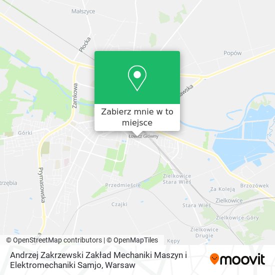 Mapa Andrzej Zakrzewski Zakład Mechaniki Maszyn i Elektromechaniki Samjo