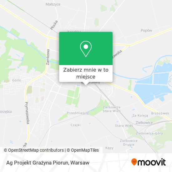 Mapa Ag Projekt Grażyna Piorun