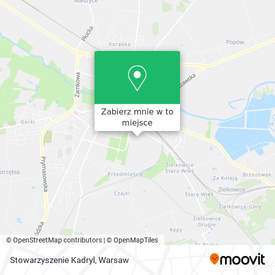 Mapa Stowarzyszenie Kadryl