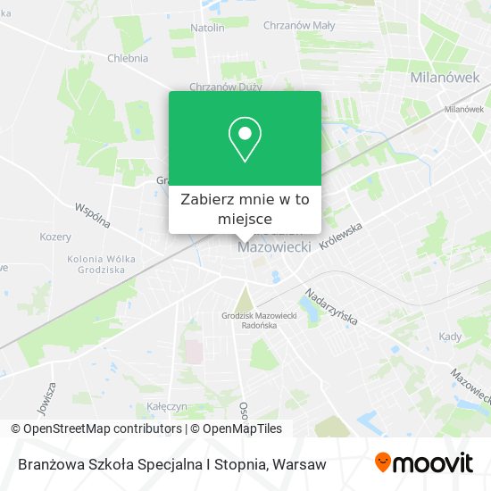 Mapa Branżowa Szkoła Specjalna I Stopnia