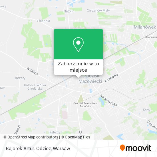 Mapa Bajorek Artur. Odzież