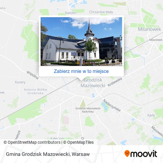 Mapa Gmina Grodzisk Mazowiecki