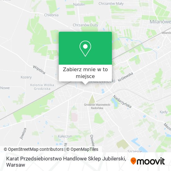 Mapa Karat Przedsiebiorstwo Handlowe Sklep Jubilerski