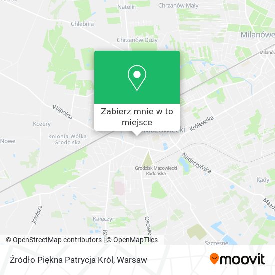 Mapa Źródło Piękna Patrycja Król