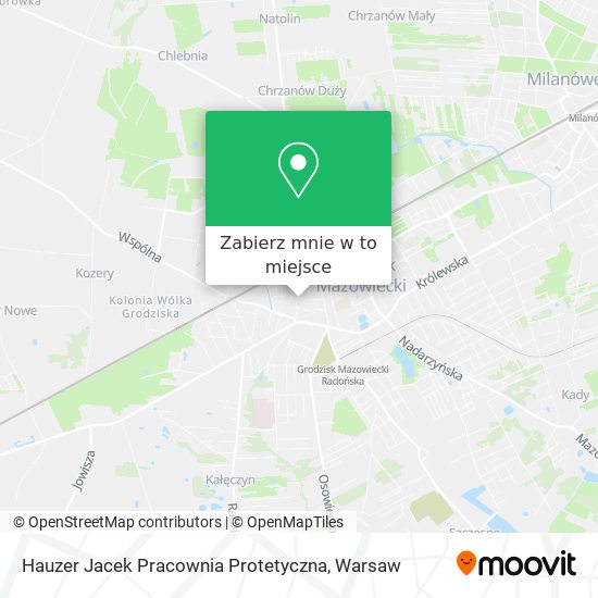 Mapa Hauzer Jacek Pracownia Protetyczna