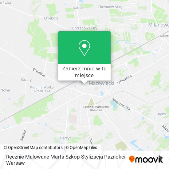 Mapa Ręcznie Malowane Marta Szkop Stylizacja Paznokci