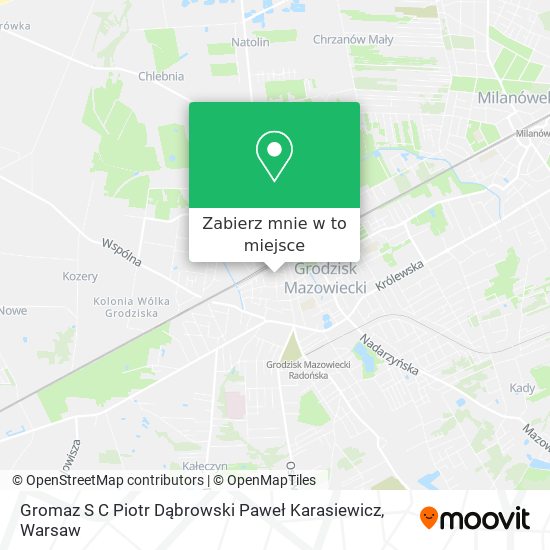 Mapa Gromaz S C Piotr Dąbrowski Paweł Karasiewicz